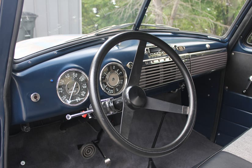 1953 Chevy pickup dash