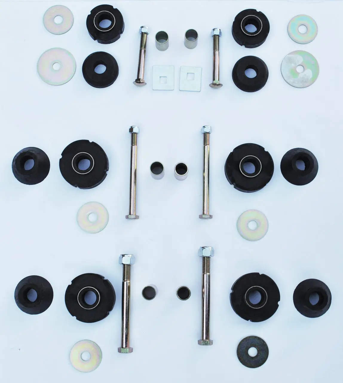 1969-1972 Chevrolet|GMC Pickup 2wd, Cab/Radiator Support Mount 40 pcs Kit w/Bushings, Washers, Bolts and Spacers-0849-305