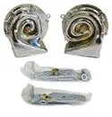1962-1972 GM High and Low Note Horn with Mounting Brackets, Chrome