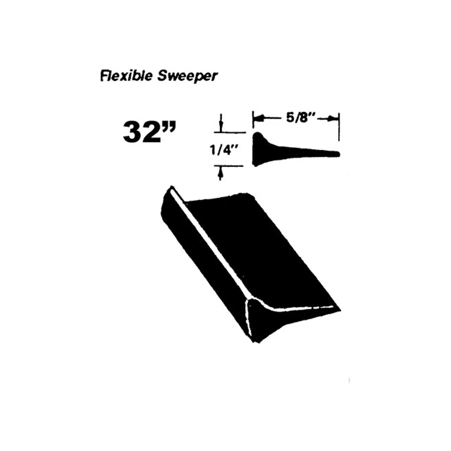 1947-1955 Chevrolet Pickup Flexible Window Scraper