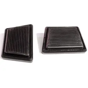 1964-1969 Buick|Oldsmobile|Pontiac Car Clutch and Brake Pedal Pads-MMPCB99