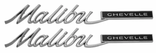1965 Chevrolet Chevelle Quarter Panel Emblems