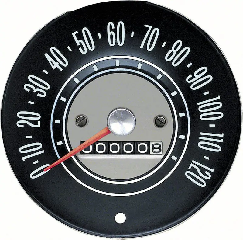 1965 Chevrolet Nova|Chevy II Speedometer 120 MPH-OERK-6455482