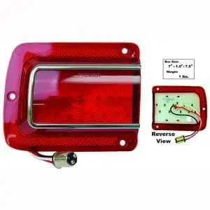 1965 Chevy Chevelle Tail Lamp Lens Driver Side (LH) LED