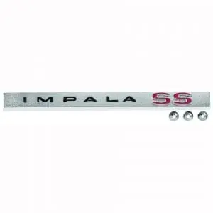 1965 Chevy Impala Emblem Rear Panel SS