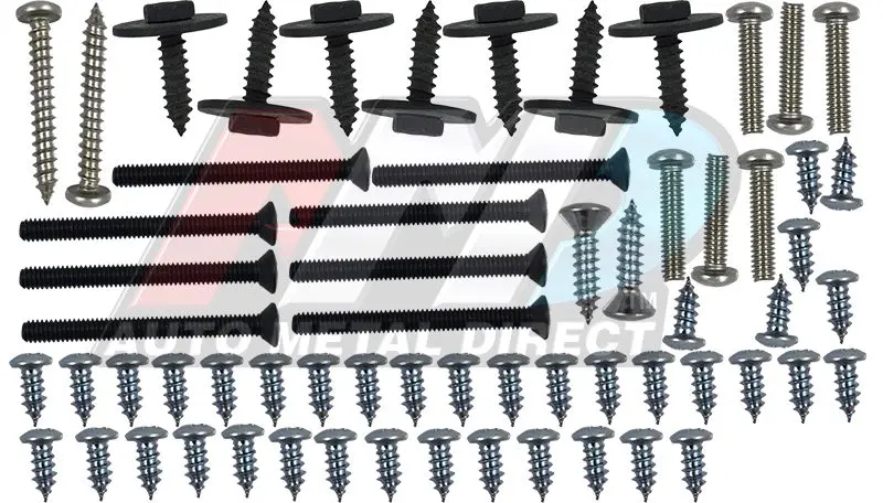 1966 Plymouth Satellite Exterior Trim Screw Kit-SWA-271242