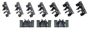 1967-1969 Chevrolet|Pontiac Camaro|Firebird Rear Convertible Pinchweld Molding Clips-CHQW-182A