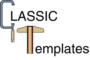1968 Chevrolet Camaro Rear Side Marker Lamp Template Kit-CHQW-826
