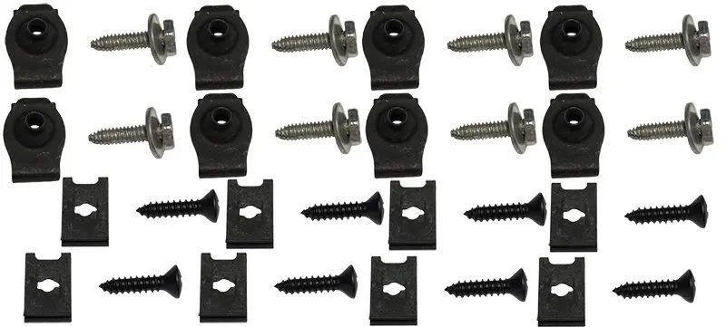 1969 Dodge Coronet|Super Bee Grille Hardware Kit-SWA-271157