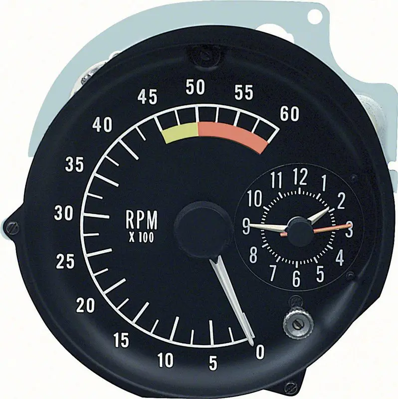 1976-1978 Pontiac Firebird Tachometer/Clock Assbly-OERK-5659065
