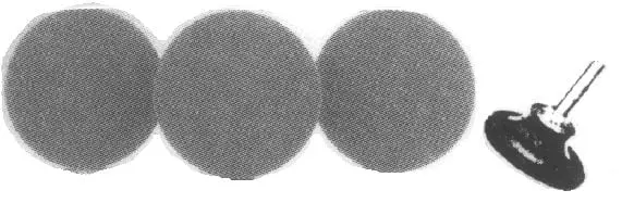 2" Surface Prep Disc Screw Type Premium Grade Brown - Coarse - Image 2