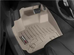 2003-2009 Lexus GX470 WeatherTech Front and Rear Floorliners-Tan-45070-1-2-WT