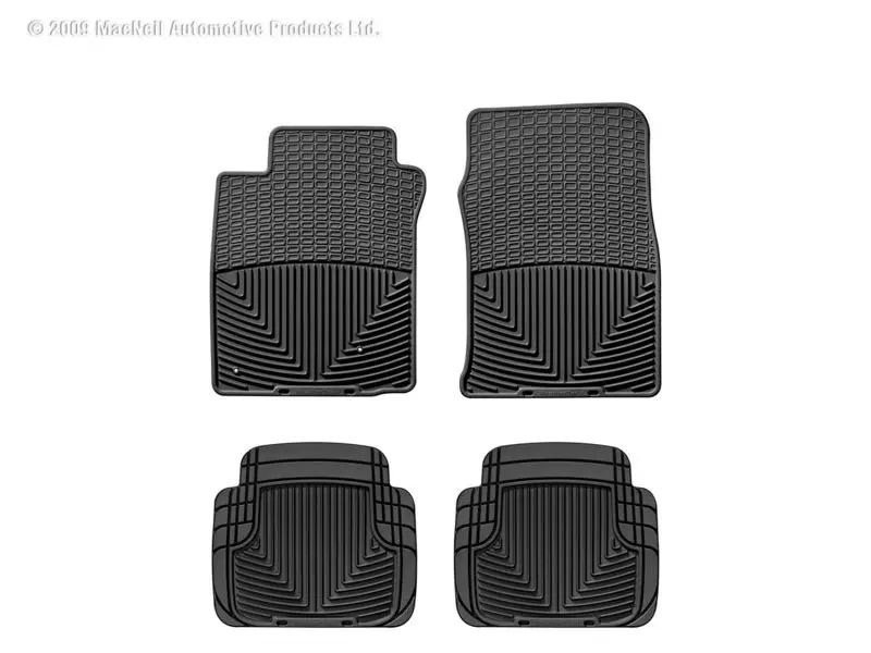 2003-2013 Lexus| Toyota GX470| 4Runner| GX460 WeatherTech Front and Rear All-Weather Floor Mats-Black-W39-W50-WT