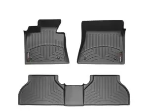 2013-2017 Honda Accord WeatherTech Front and Rear Floorliners-Black-44481-1-2-WT