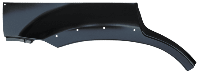 Ford Escape Upper Rear Wheel Arch w Molding Holes Passenger Side image .png