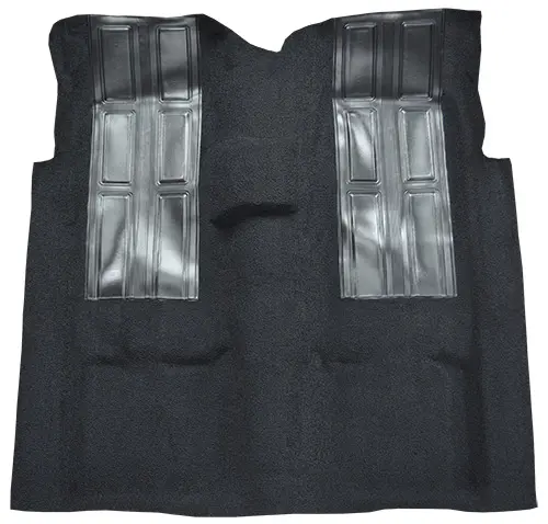 1972-1973 Ford Ranchero GT 4 Speed with 2 Black Inserts Flooring