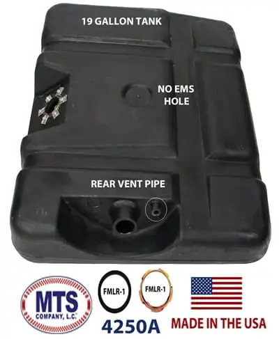 19 gallon gas tank without EMS hole on top