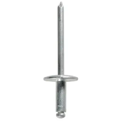 3/16" Aluminum Rivet Large 9/16" Flange Grip 1/4"-3/8"-WF53260-P