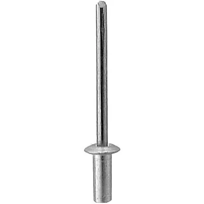 4mm (5/32") Aluminum Rivet 8mm Dome Flange CE Grip 1.6-6.3mm - PK 50-WF55575