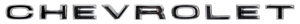 1967-1968 Chevy Pickup and Suburban Chrome Hood Letters