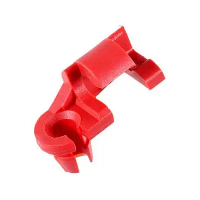 Lock Rod Clip Plastic Red RH Chrysler - PK 50-WF49085