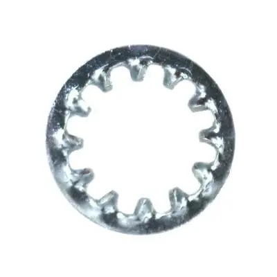 Lock Washer Internal Teeth Zinc Plated #10 Screw - PK 100-WF76536