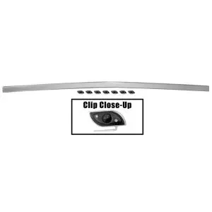 1967-1970 Mercury Cougar Trunk Lid Molding w/ Clips-DYNM3860