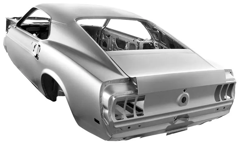 1969 Ford Mustang Full Body, Fastback-DYNMS69FBa