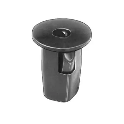 Nylon Nut #12(5.5mm) Screw Hole 9mm Square-WF34760-P