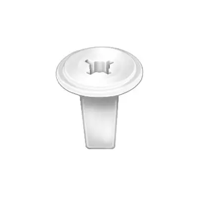 Nylon Nut #6 Screw Hole 7mm Square 14mm Head-WF34660-P