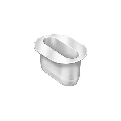 Nylon Nut #8 Screw Hole Medium Oval-WF34050-P