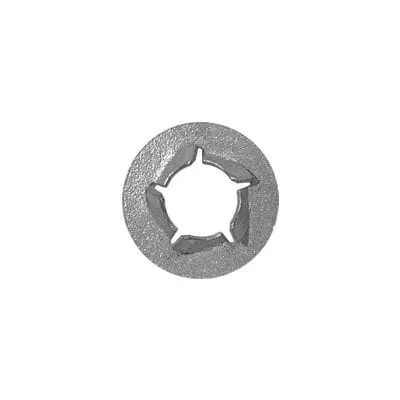 Push Nut 6.3mm  Standard Flange - PK 100-WF48616