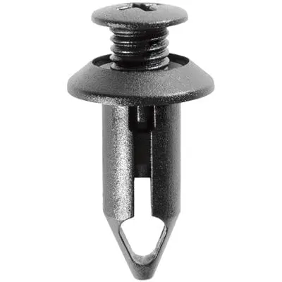 Screw Rivet  8mm Hole-15mmW-20mm Grip Black - PK 25-WF45254