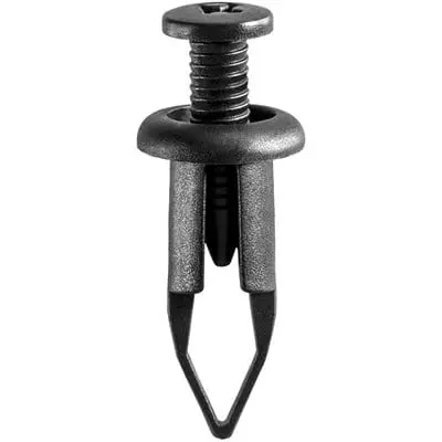 Screw Rivet 9mm Hole-15mmW- 8mm Grip Black-WF45090-P