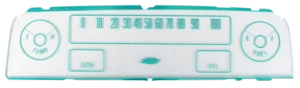 1964-1966 Chevrolet Pickup|Suburban|Panel truck Dash Lens for Models w/ Warning Lights-0848-180