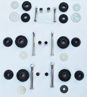 1969-1972 Chevrolet|GMC Pickup 2wd, Cab/Radiator Support Mount 40 pcs Kit w/Bushings, Washers, Bolts and Spacers-0849-305