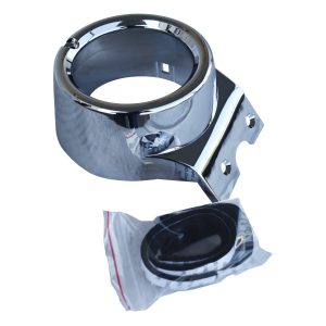 1967-1972 Chevrolet|GMC Pickup Truck Vent Ball Housing with Felts, Chrome, Driver Side-0849-533