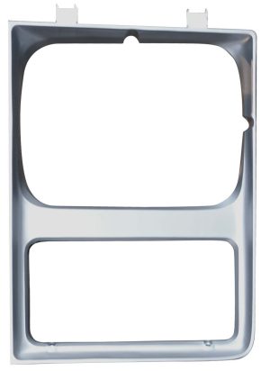 1985-1988 Chevrolet Pickup Headlight Bezel for Single Headlight, Silver, Driver Side-0851-053