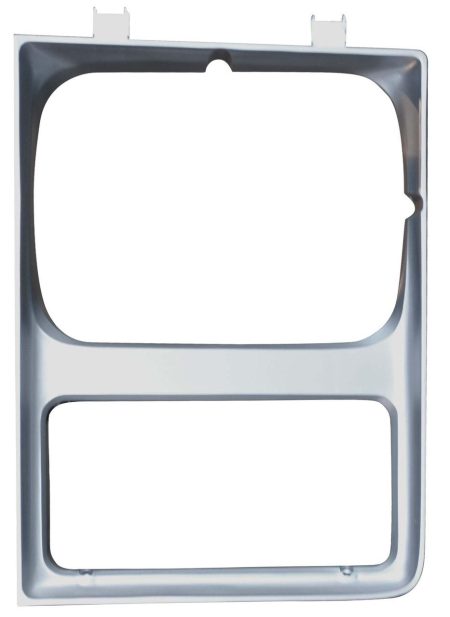 1985-1988 Chevrolet Pickup Headlight Bezel for Single Headlight, Silver, Driver Side-0851-053