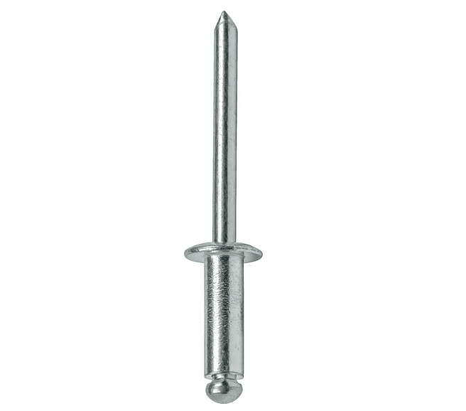 1/4" Aluminum Rivet 1/2" Flange Grip 1/2" to 5/8" - PK 25-WF55454