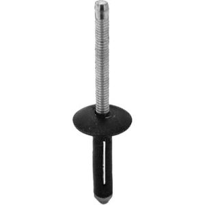 1/4" Aluminum Rivet Leg Retaining Black-WF55200-P