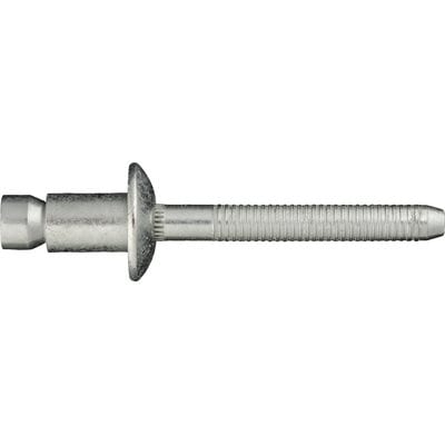 1/4" Steel Rivet Black 1/2" Flange Grip to 3/8"-WF55420-P