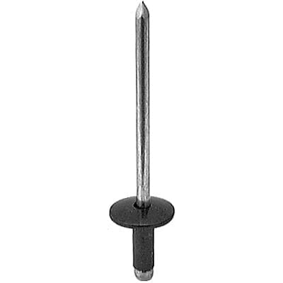 1/8" Aluminum Rivet Black Dome Head