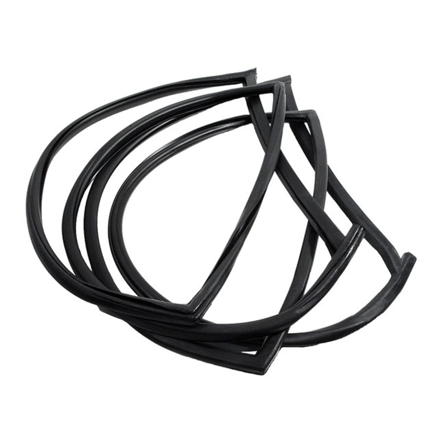 1955-1957 Chevrolet|Pontiac Car Vulcanized Rear Quarter Window Seals-MMPVQT2000