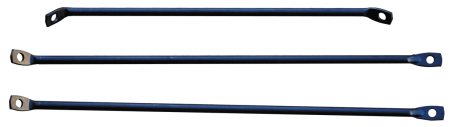 1955-1966 Chevrolet And GMC Stepside Pickup Rear Fender Brace Set-DYN1097DA