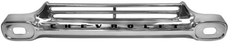 1958-1959 Chevy Pickup Chrome Grille w/ Black Lettering-DYNM1127