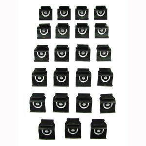 1962-1965 Chevrolet Chevy II 23 PC Rear Window Molding Clip Kit-PCK-3128-62