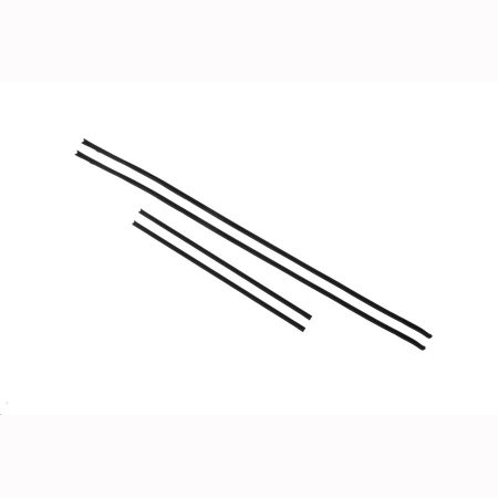 1962-1967 Chevrolet Chevy II Glass Run Channel 4 PC Kit - Driver and Passenger-GRK122062