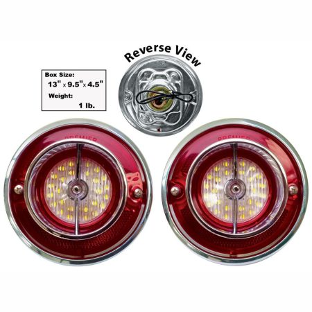 1963 Chevy Impala Backup Lamp Assembly LED Pair