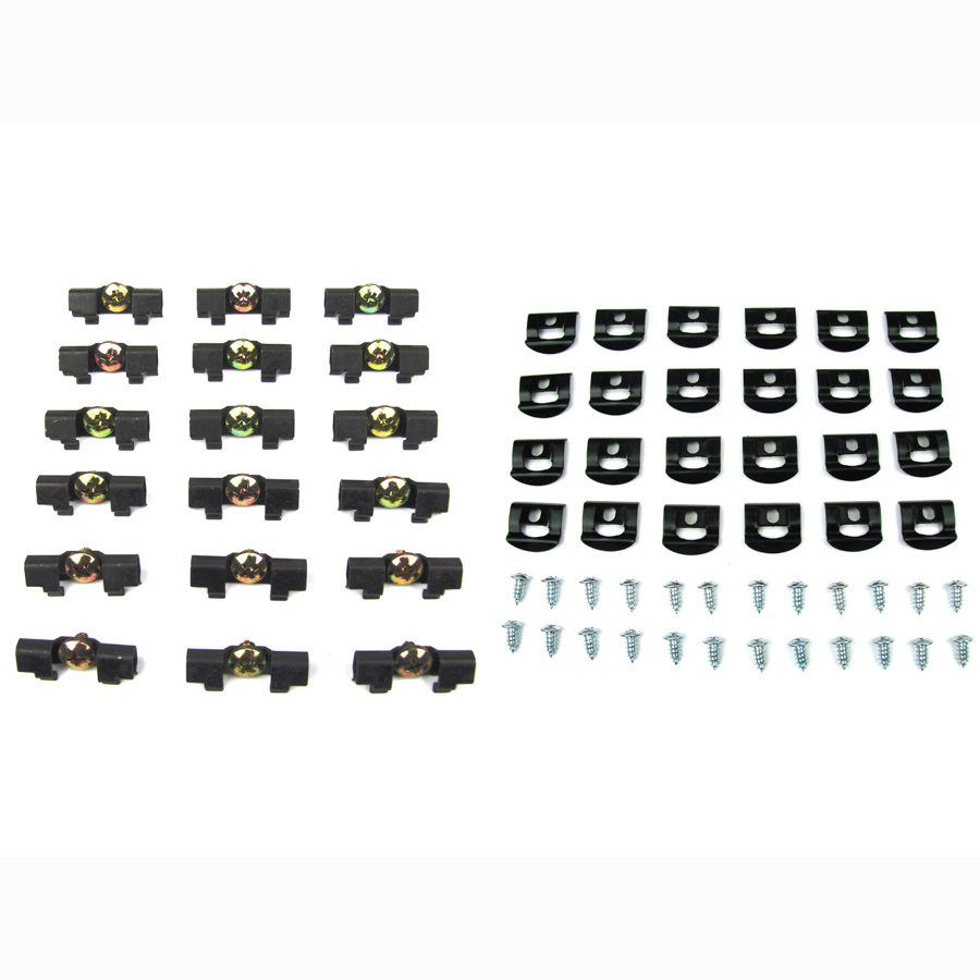 1964-1965 Dodge|Plymouth 440|Coronet|Satellite Windshield and Rear Window Molding Clip Kit-MCK-3440-64